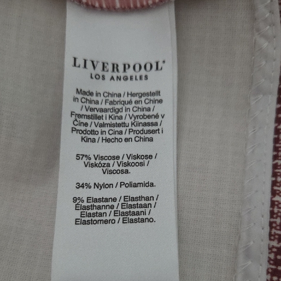 Liverpool Los Angeles Plaid Blazer M - Picture 4 of 4